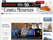Tablet Screenshot of caswellmessenger.com